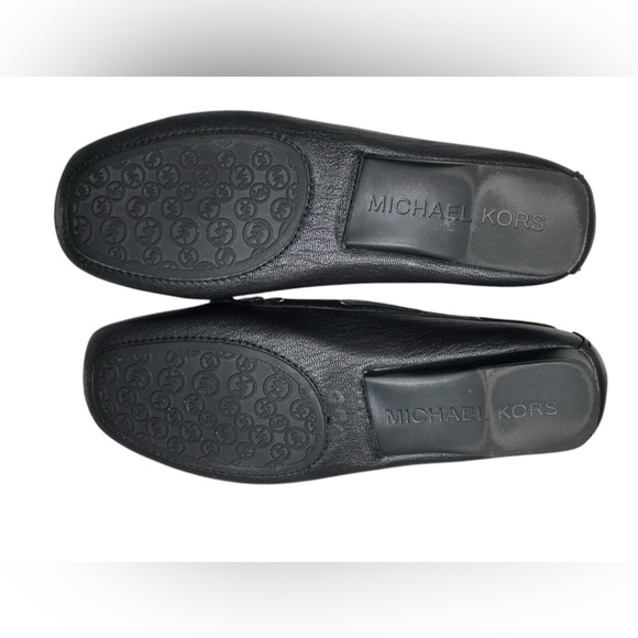 Women’s Michael Kors Sutton Black Leather Slip- On Tassel Loafers: 7.5 - Picture 9 of 10